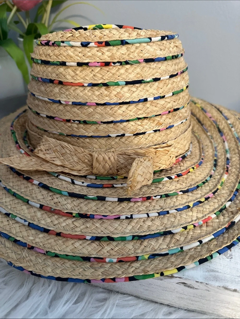 Kate spade hats off straw hat